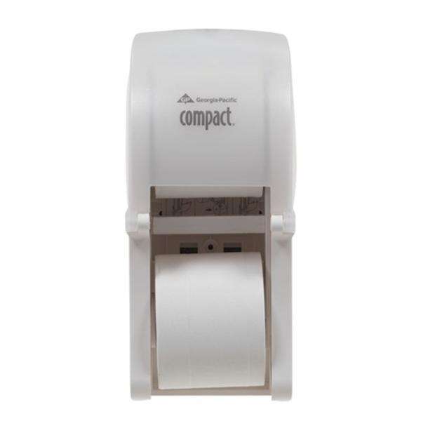 Dispenser Tissue Compact Translucent White Ea
